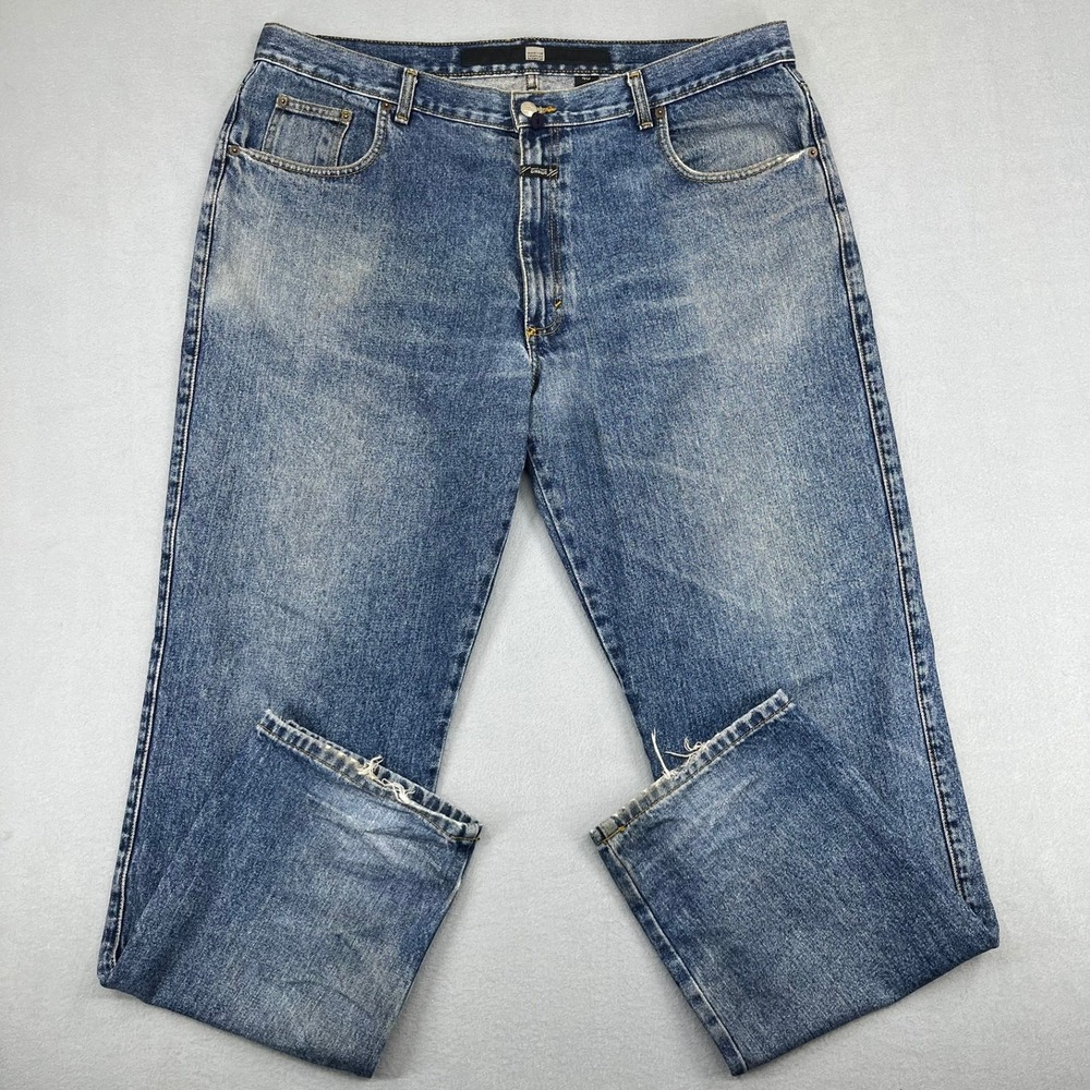Marithe Francois Girbaud Mens Straight Leg Jeans Blue Medium Wash 40x35 Vintage